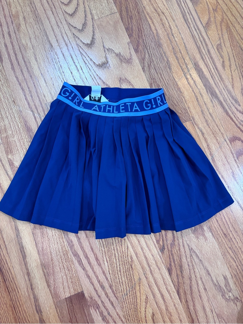 Athleta Girl Navy Pleated Active Skort Sz XS 6
